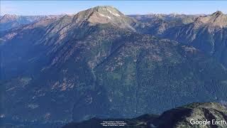 Flying through North Cascades National park, Washington, Epic, Watch on large TV screen,Google Earth