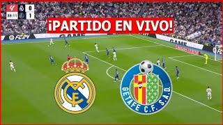  REAL MADRID vs GETAFE EN VIVO  JUEGA MBAPPE LA LIGA ESPAÑOLA 