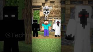 Sigma Herobrine VS Notch  #sigma #herobrine #minecraft #animation #shorts #memes