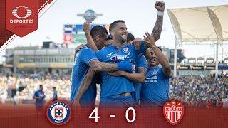 Cruz Azul golea al Necaxa | Cruz Azul 4-0 Necaxa | Supercopa MX | Televisa Deportes