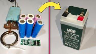 How To Convert 4v 4Ah Lead Acid Battery Into 12.6v 4Ah Lithium Ion Battery Pack