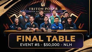 FINAL TABLE - Event #5 $50K NLH | Triton Poker Series Monte-Carlo 2024