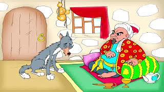 Таджикский мультфильм Волк и журавль