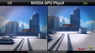 Mirrors Edge Physx Comparison HD 720p