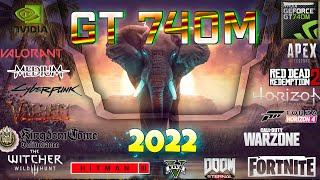 Nvidia GT 740M in 25 GAMES         |  (2022- 2023)