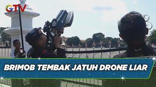 Brimob Tembak Jatuh Drone Liar di Acara Grebeg Syawal Yogyakarta