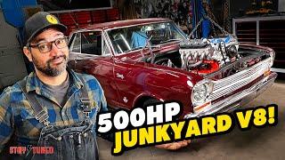 500HP with an $800 Dollar Truck Engine!! Junkyard LS '64 Nova Build and Thrash!