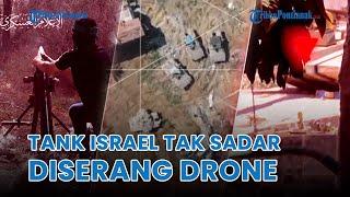 ®️Rudal Hamas Ledakkan Tank Israel Sedang BerkumpulIDF Tak Sadari Serangan Drone Pejuang Palestina