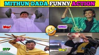 Funny Action Scenes Of Mithun Da | Bollywood Ke Action King 