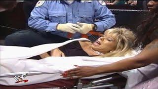 Terri Runnels Falls & Has A Miscarriage Blames D'Lo Brown, WWF Raw Is War 1999/01/04