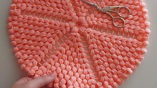 Easy Crochet Puff Scrubbies for Beginners / Easy Crochet Knitting Washcloth Pattern / Puff Stitch