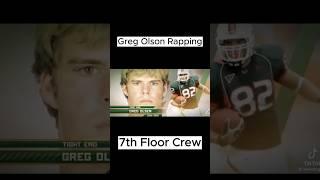 Remember Greg Olsen rapping?!?!?#rap #shorts