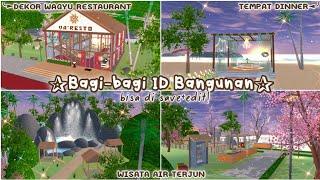 Bagi-bagi ID Props Bangunan yang ada di drama O.F.S || Sakura School Simulator.ೃ࿐