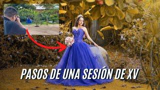 ¿Como hacer una SESIÓN de quinceañera en jardín?