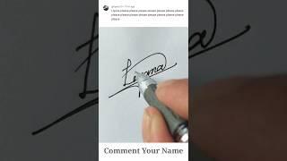 L Signature Style || L Calligraphy Signature || Liyana