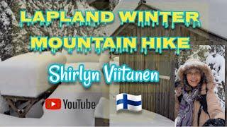 Winter Lapland mountain trail & hiking what a wonderful nature! So fresh so beautiful