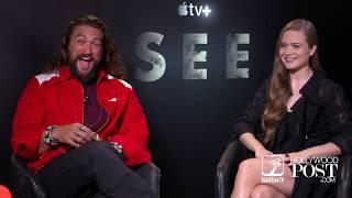 tv+ Jason Mamoa and Hera Hilmar interview for new streaming show SEE