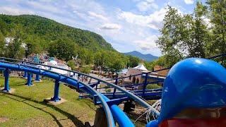 Polar Coaster UNIQUE Family Roller Coaster 4K POV! | Story Land New Hampshire [No Copyright]