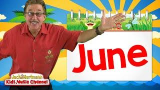 It's the Month of June | Juneteenth | Calendar Song for Kids | Jack Hartmann