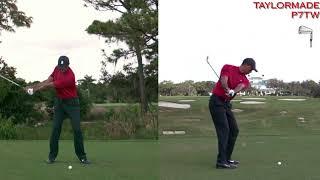 Tiger Woods Iron Swing Sequence and Slowmotion