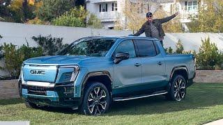 I Drive The 2025 GMC Sierra EV For The First Time! Charging, Full Tour, Driving, & MY25 Updates