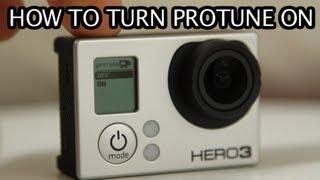 How To Turn Protune / WB (white balance) ON - Hero3 Black - GoPro Tip #86 | MicBergsma