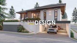 HOUSE DESIGN | ELEVATED BUNGALOW HOUSE 12.30m x 10.80m (133 sqm Floor area) | 3 BEDROOM