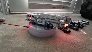 Fort worth TX Code 3 firetruck with LED lights 1/64 scale