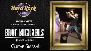 Bret Michaels Rock Star Suite Guitar Smash