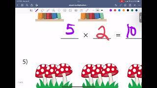 Visual Multiplication for Beginner Math Learners + Worksheets