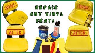 How to Permanently Repair Your John Deere Vinyl Seat