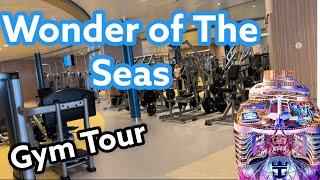 Wonder of the Seas Gym Tour | Royal Caribbean Cruise Ship | Largest in the Wolrd!