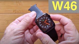 WOGATA W46 1.78” HD Screen IP68 Waterproof Apple Watch Shaped Health Smartwatch: Unboxing & 1st Look