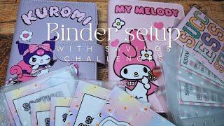 Binder set up | savings challenges | cash envelopes
