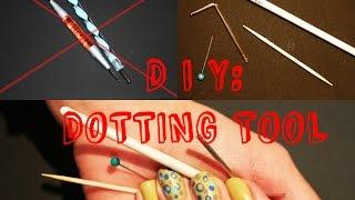 DIY Dotting tool + easy nail design with dots