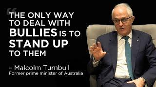 How to deal with Trump: former prime minister Malcolm Turnbull