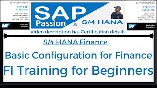 SAP FICO training for beginners