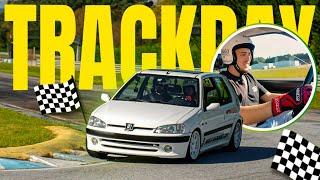 O MEU 1ºPRIMEIRO TRACKDAY COM O 106 GTI ! *FOI INCRÍVEL* | HUGO MARQUES