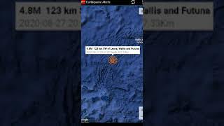 4.8 Earthquake Leava, Wallis & Futuna 8-27-20