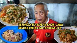 UNIQUE NOODLE SELLER USE BEEF THAN CHICKEN TO COOK BAKMI JAWA// BAKMI JOWO MBAH GODHEK