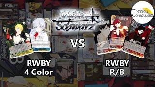 RWBY (4-Color) vs. RWBY (R/B) [Weiss Schwarz]