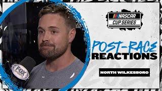 Ricky Stenhouse reacts to fight with Kyle Busch at North Wilkesboro | NASCAR