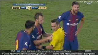 Rakitic pushes the referee ▶ FC BARCELONA VS REAL MADRID 3-2