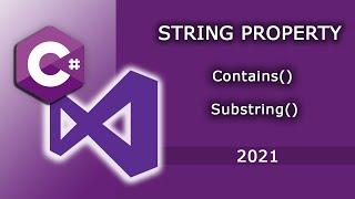 How to use Contains() and Substring() function in CSharp with Examples. C# Tutorial for beginners