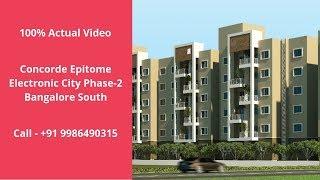 Concorde Epitome Electronic City Phase-2 Bangalore | 2/3 BHK For Sale | Sales- 8448496407