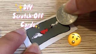 How to make Scratch off Cards at home | DIY Scratch Off