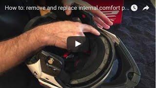 How to: remove and replace internal comfort padding on LS2 Metro Modular motorcycle helmet