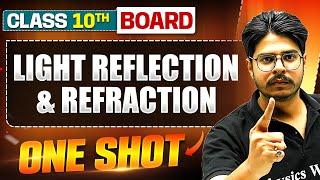 LIGHT – REFLECTION AND REFRACTION in 1 Shot: FULL CHAPTER (Theory+PYQs) | Class 10