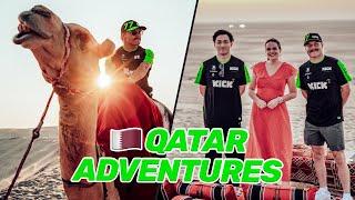 SWAPPING F1 cars for camels  VALTTERI BOTTAS and ZHOU GUANYU’S QATARI adventure 