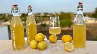 Vino di Limoni fatto in casa -  Come fare il Vino usando i Limoni